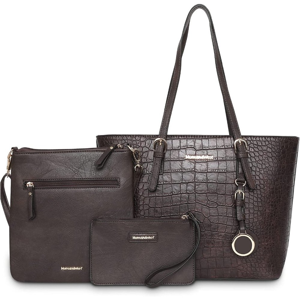 New Montana West Purses and Handbags for Women 3PCS Tote Purse and Walle… - Picture 3 of 16
